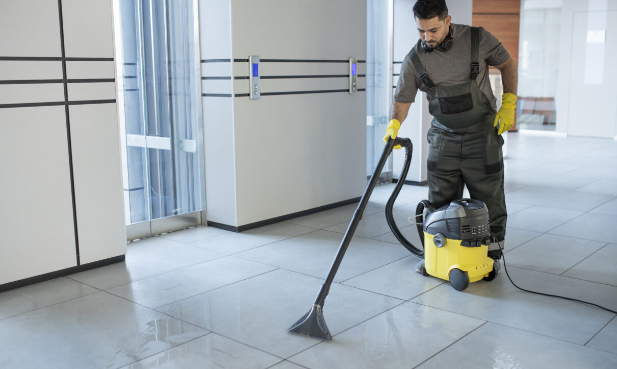 vacuuming