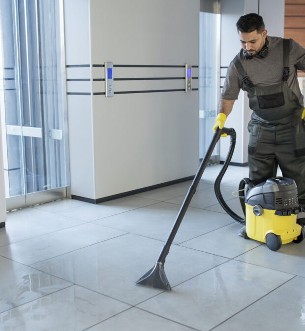 vacuuming